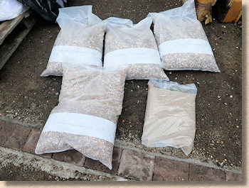 aggegates in bags aggegates in bags