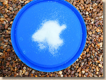 glass powder close-up glass powder close-up