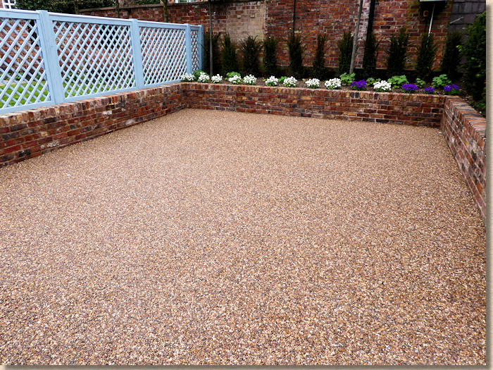 Terrabase surfacing to a courtyard Terrabase surfacing to a courtyard