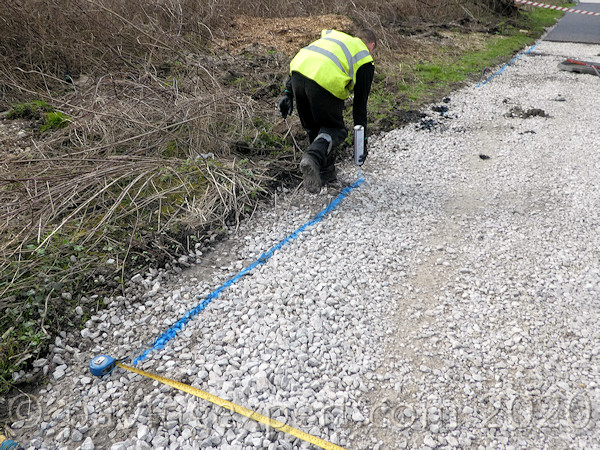 marking out for pathway