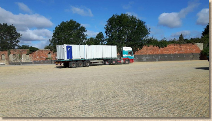 Cellpave HD for truck parking Cellpave HD for truck parking