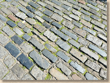 old paving in hitchin market