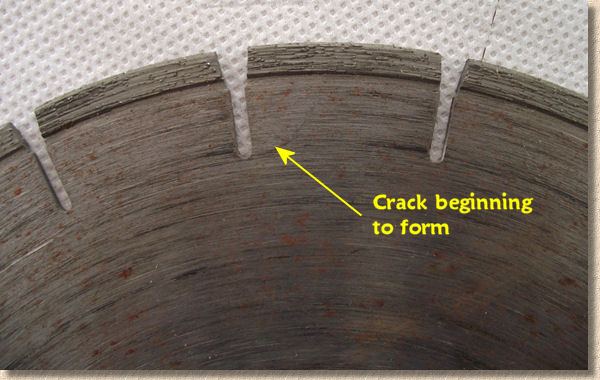 crack forming