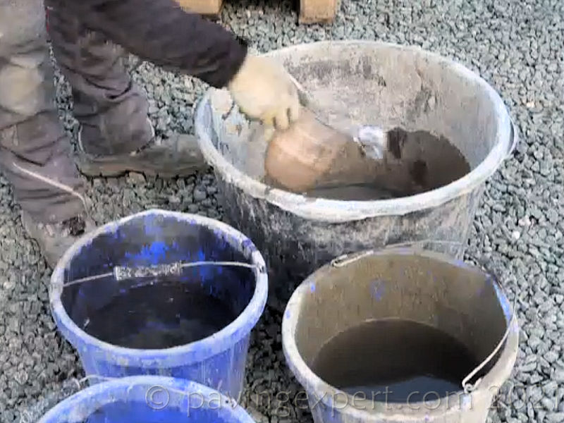 mixing tufftop mortar