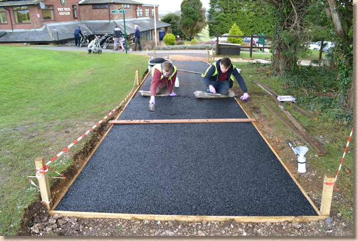 levelling resin bound surfacing