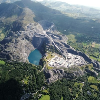 penrhyn quarry aerial