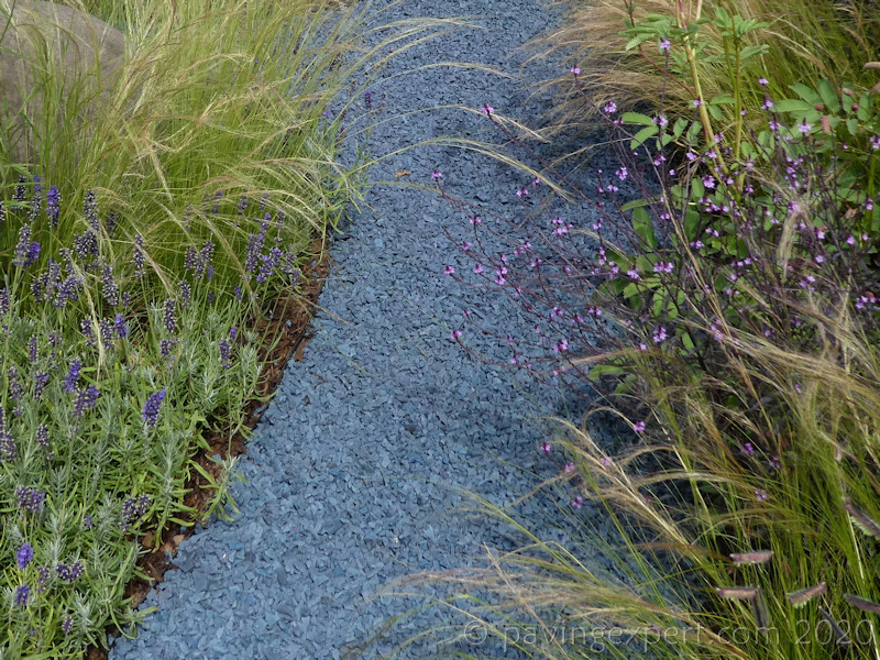 Slate chippings - Blue-Grey