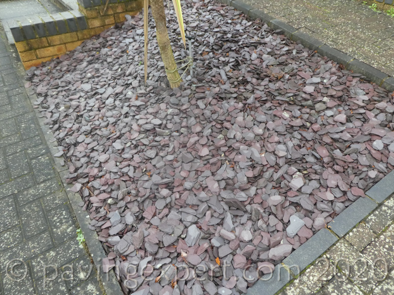 Slate chippings - heather blue