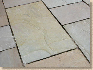 riven flagstones