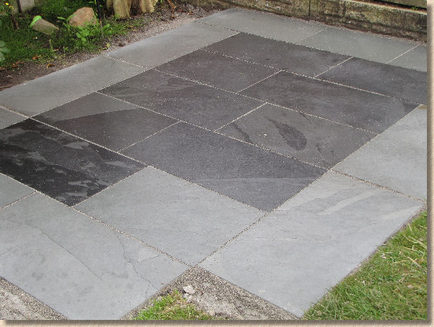 slate patio