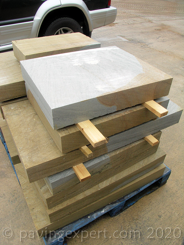 sawn stocks of yorkstone