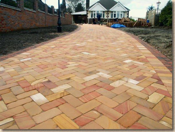 stone block paving