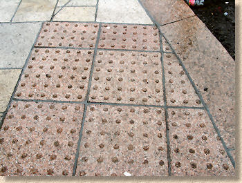 red granite blister paving