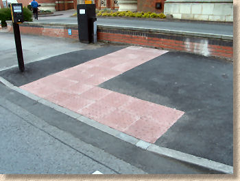 red blister paving