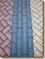 guidance blue paver