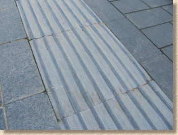 irish limestone hazard paving