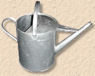 steel watering can