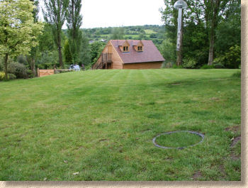 recess tray with grass